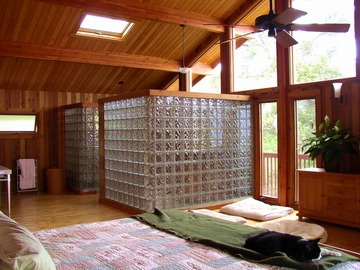 Custom remote home by Mauna Loa Cedar Homes