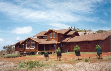 Custom remote home by Mauna Loa Cedar Homes